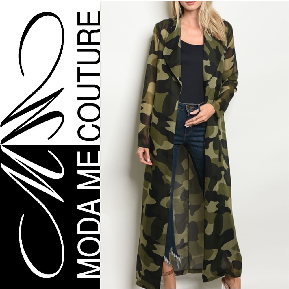 ❤LAST 1❤CAMO KIMONO - Picture 2 of 4
